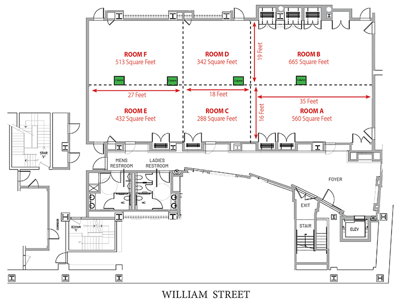 Concourse Level Floor Plan