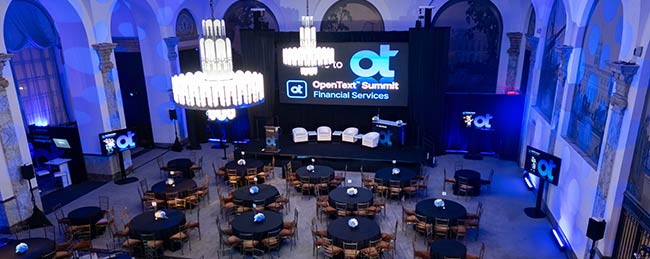 Corporate event at 48 Wall Street in NYC