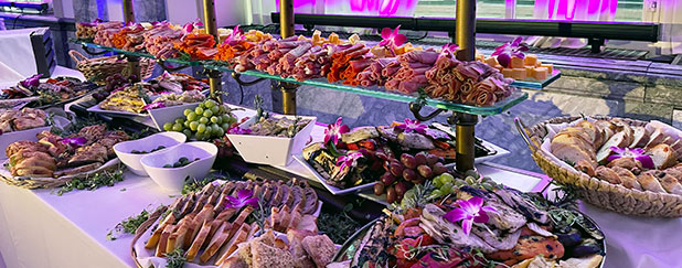 Custom Invitations and table setting event design at high end NYC event